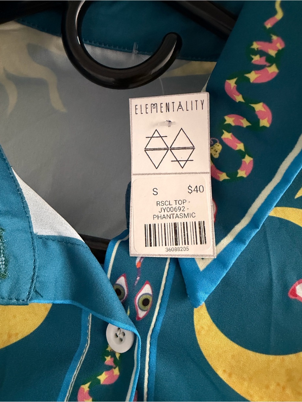 Elementality Celestial Dragon Button-Up Shirt - Picture 5 of 5